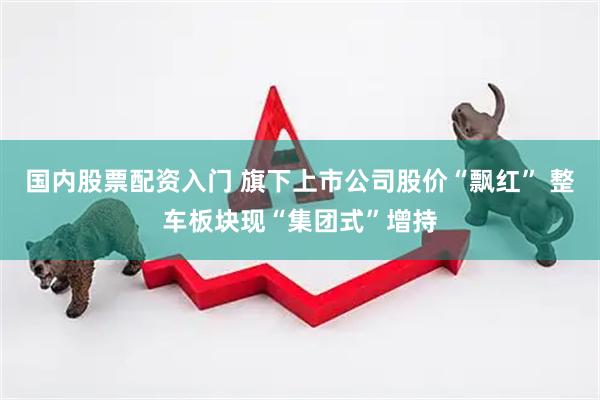 国内股票配资入门 旗下上市公司股价“飘红” 整车板块现“集团式”增持